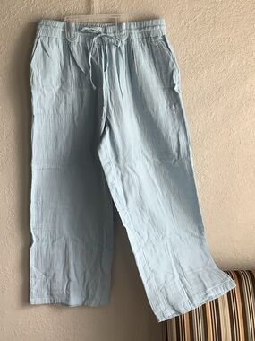 Style & Co. Dream Blue Wide-Leg Drawstring Pants